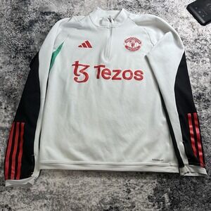 Manchester United Adidas Training Sweat Shirt Size Small